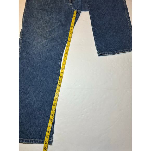 Dickies Men's Carpenter Jeans Relaxed Fit Straight Leg Blue 40x30 Medium Wash - Picture 7 of 7